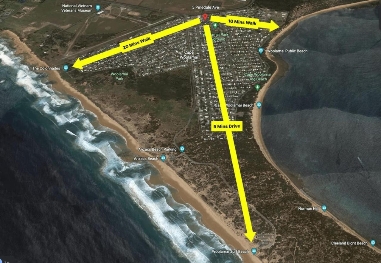 Stylish Cape Beach House Cape Woolamai 外观 照片